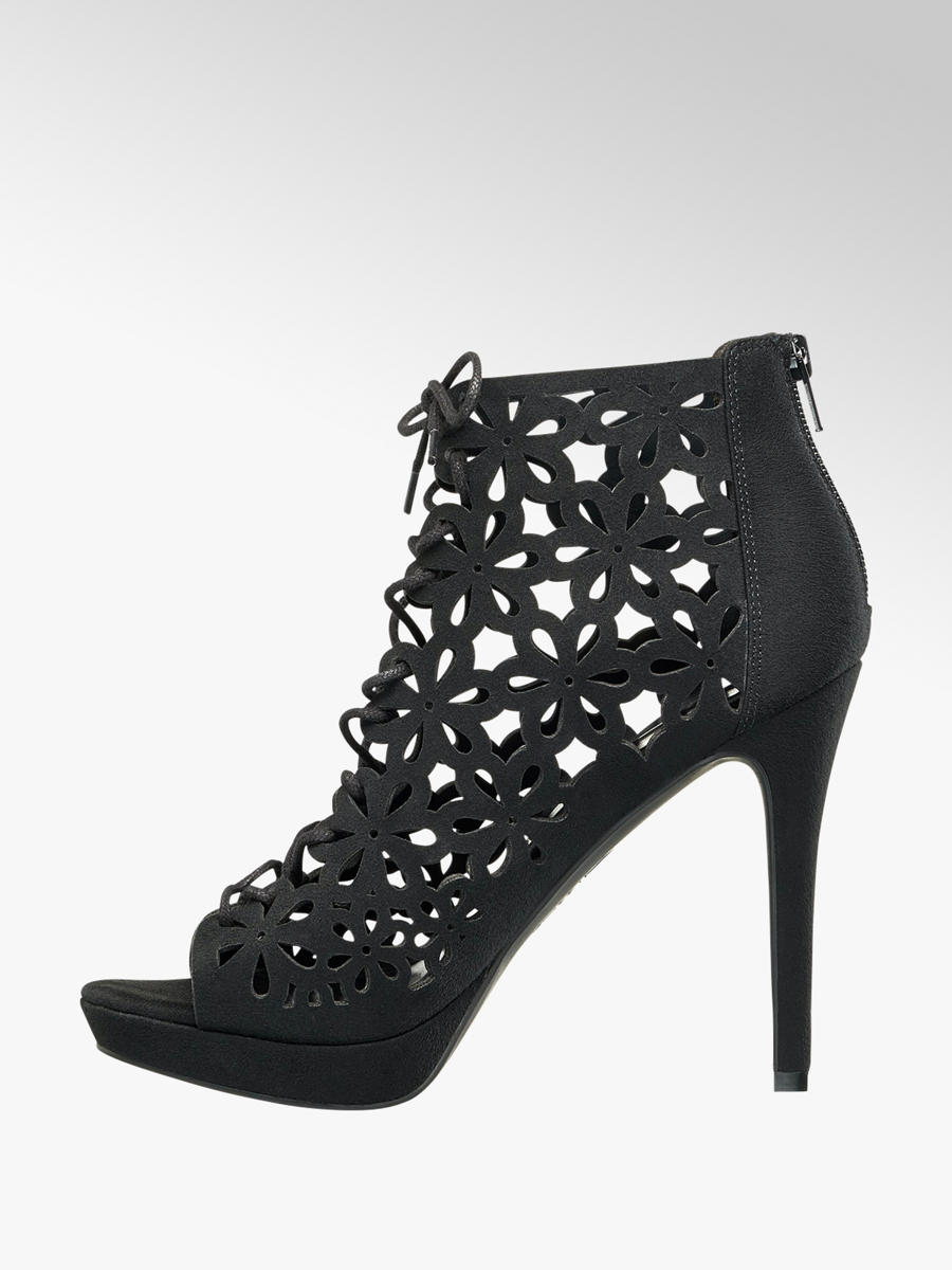 Schwarze Pumps mit Schnürung von Deichmann Schwarze Pumps mit Schnürung von Deichmann